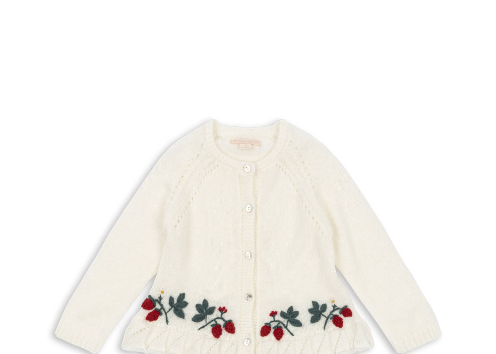 Konges Sløjd A/S Gebreide Cardigans bright white
