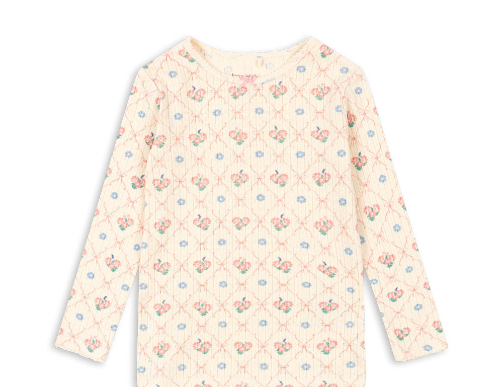 Konges Sløjd A/S JERSEY BLOUSES fleur decor