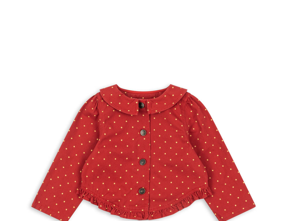 Konges Sløjd A/S WOVEN SHIRTS strawberry dot