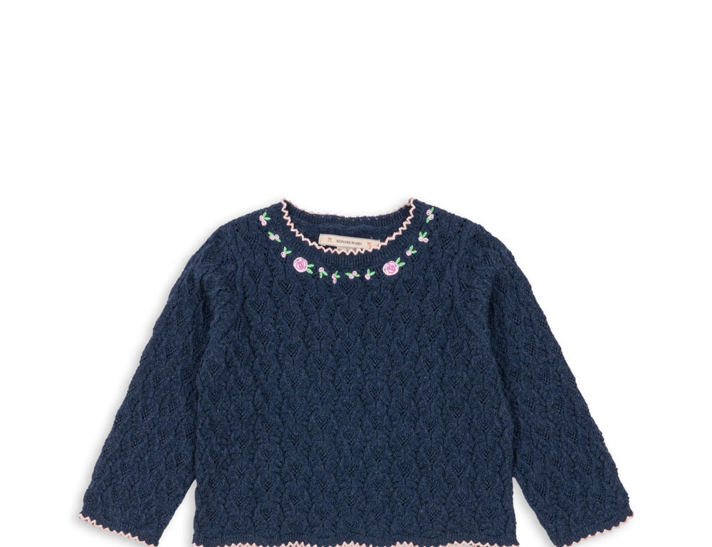 Konges Sløjd A/S KNITTED BLOUSES & VESTS ensign blue