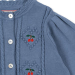 Konges Sløjd A/S Gebreide Cardigans country blue
