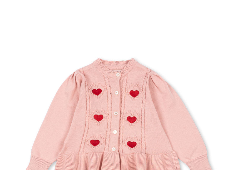 Konges Sløjd A/S Gebreide Cardigans silver pink
