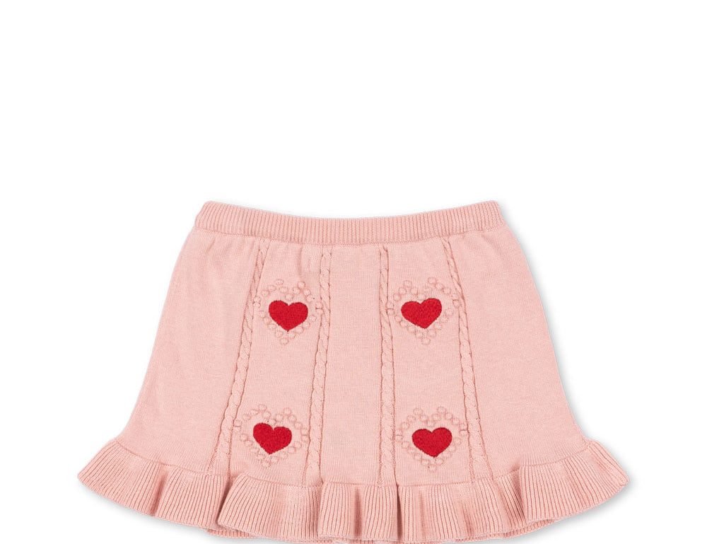 Konges Sløjd A/S KNITTED SKIRTS silver pink