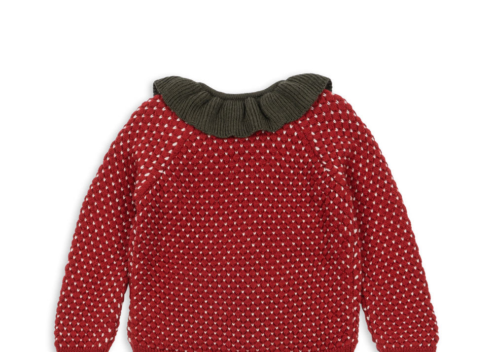 Konges Sløjd A/S Gebreide Cardigans barbados cherry