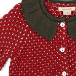 Konges Sløjd A/S Gebreide Cardigans barbados cherry