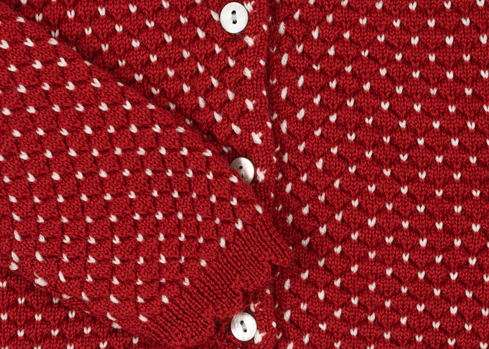 Konges Sløjd A/S Gebreide Cardigans barbados cherry