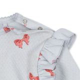 Konges Sløjd A/S Rompers rosia blue bow