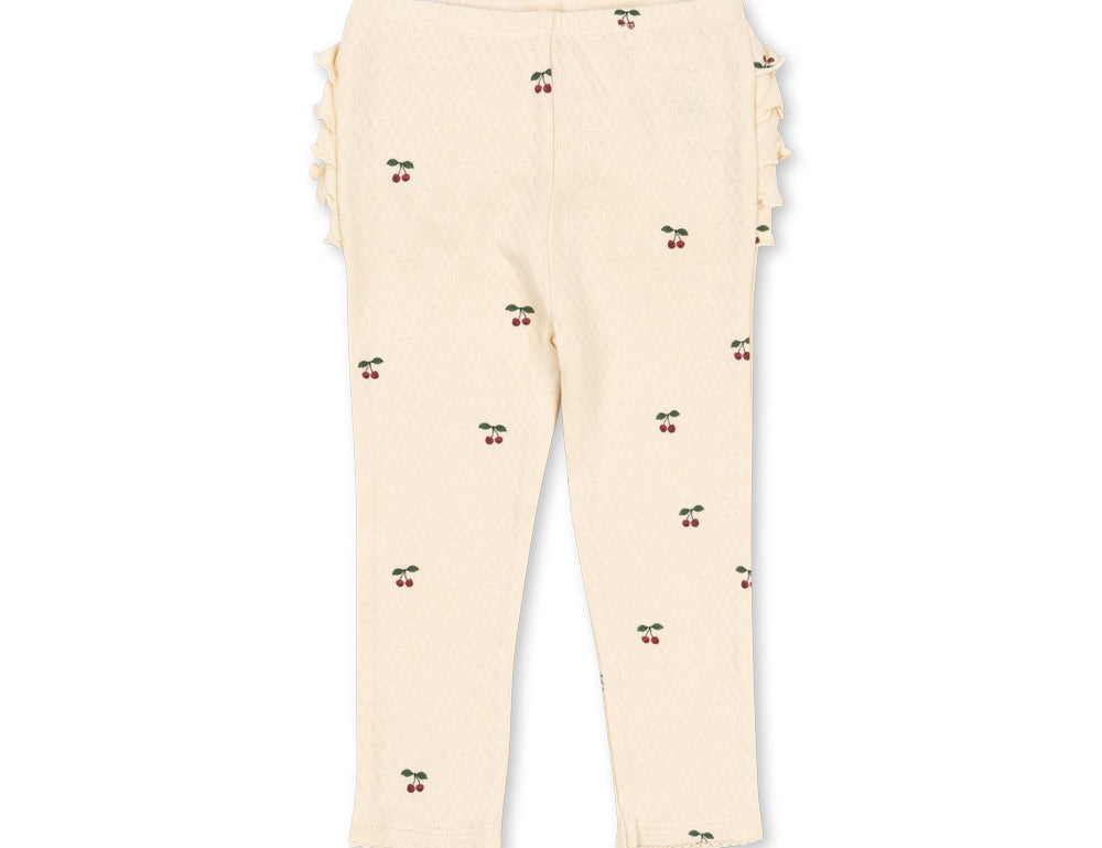 Konges Sløjd A/S JERSEY PANTS cherry