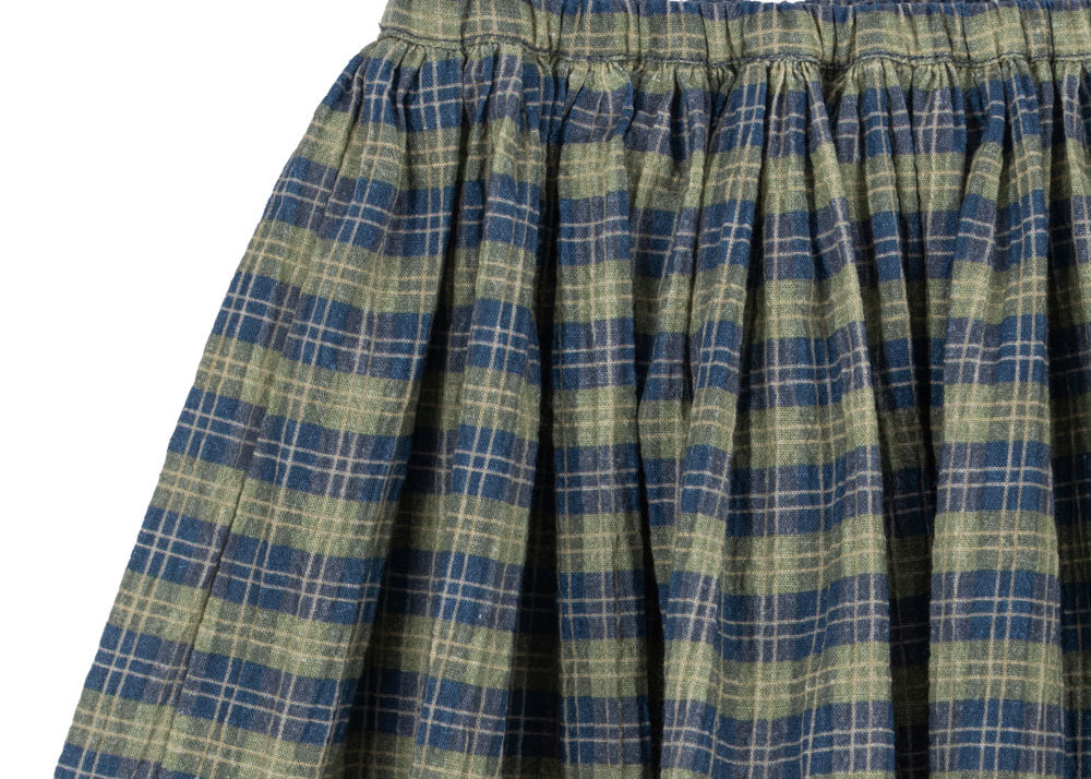 Konges Sløjd A/S Rokjes - Geweven laurel blue check