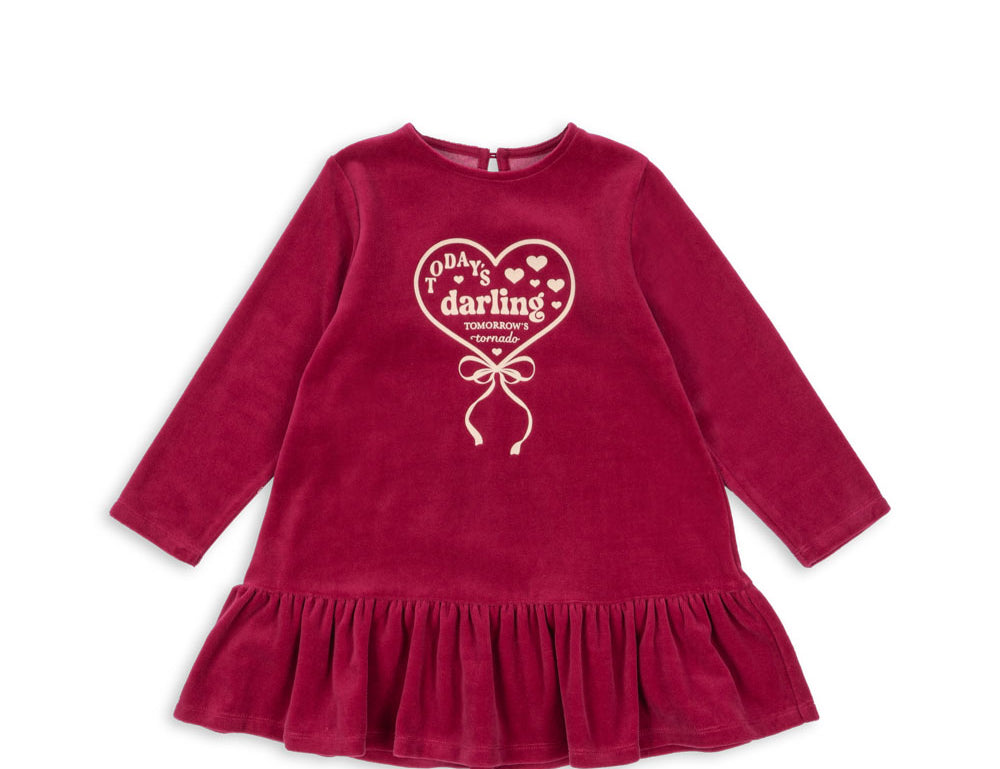 Konges Sløjd A/S JERSEY DRESSES sangria