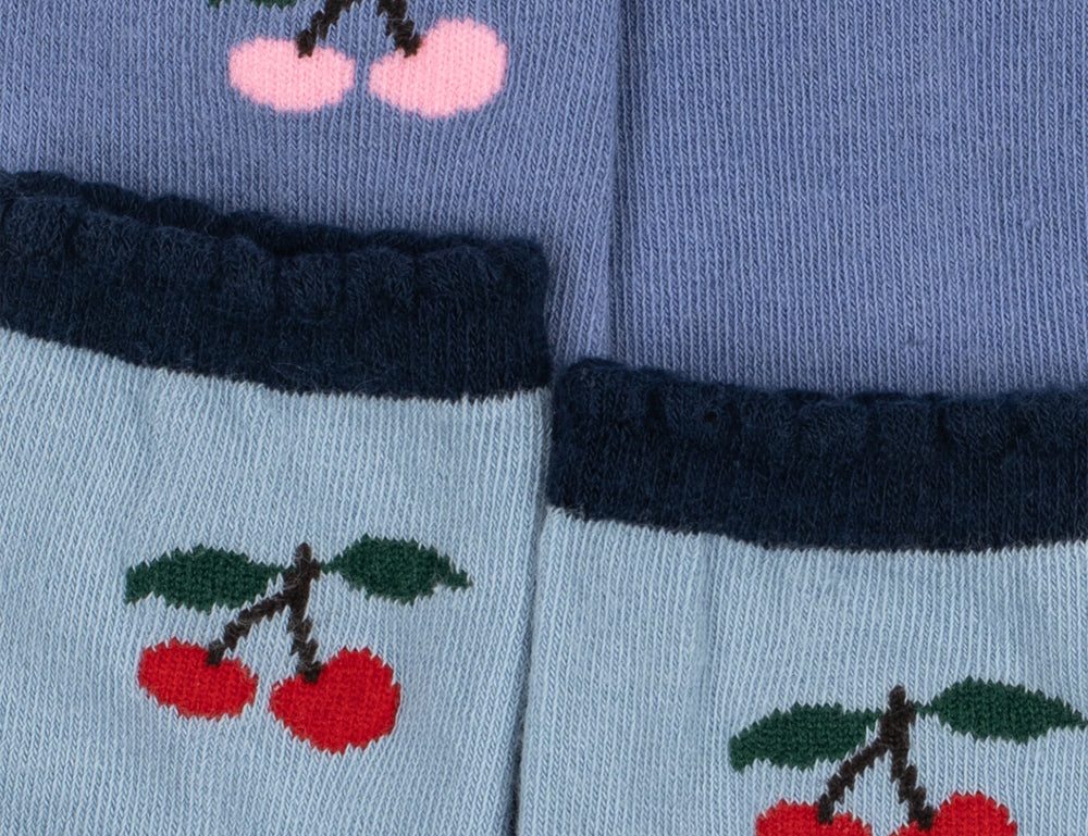 Konges Sløjd A/S SOCKS blue fog/purple impression