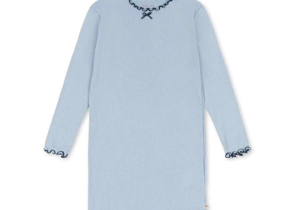 Konges Sløjd A/S Jersey Jurken blue fog