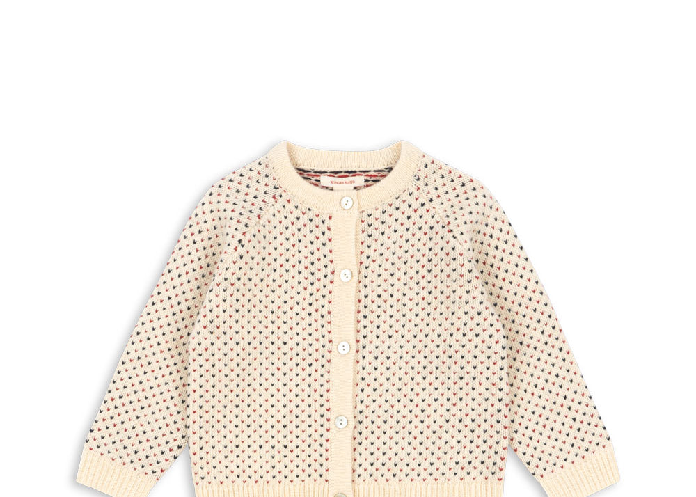 Konges Sløjd A/S Gebreide Cardigans off white