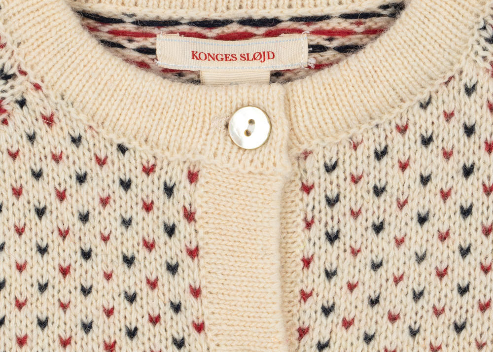 Konges Sløjd A/S Gebreide Cardigans off white