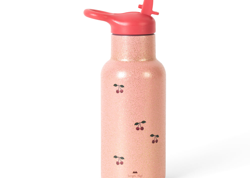 Konges Sløjd A/S DRINKING BOTTLES cherry glitter