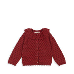 Konges Sløjd A/S Gebreide Cardigans red dahlia