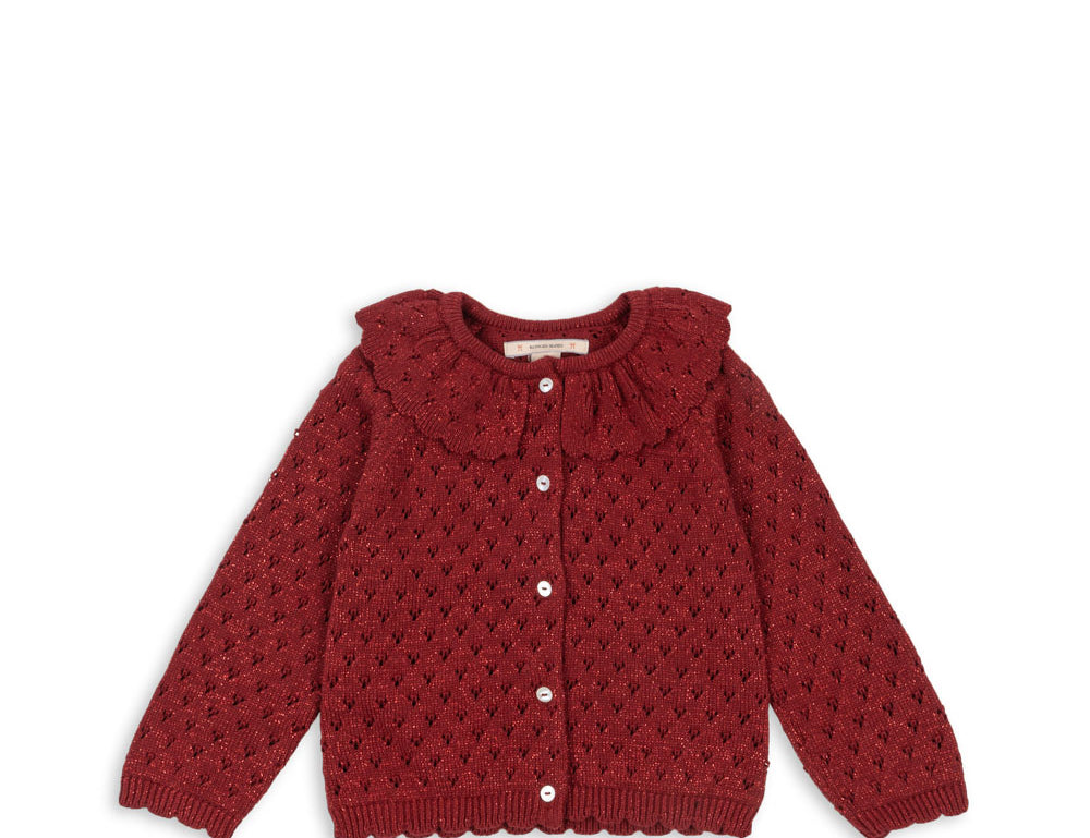 Konges Sløjd A/S KNITTED CARDIGANS red dahlia