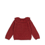 Konges Sløjd A/S Gebreide Cardigans red dahlia