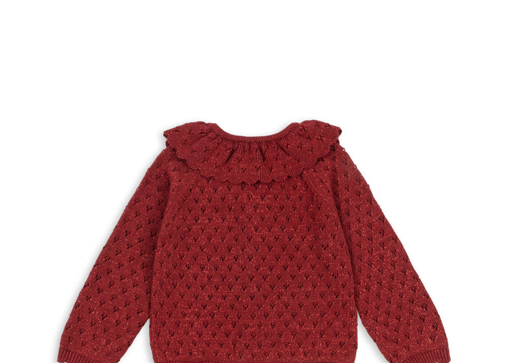 Konges Sløjd A/S Gebreide Cardigans red dahlia