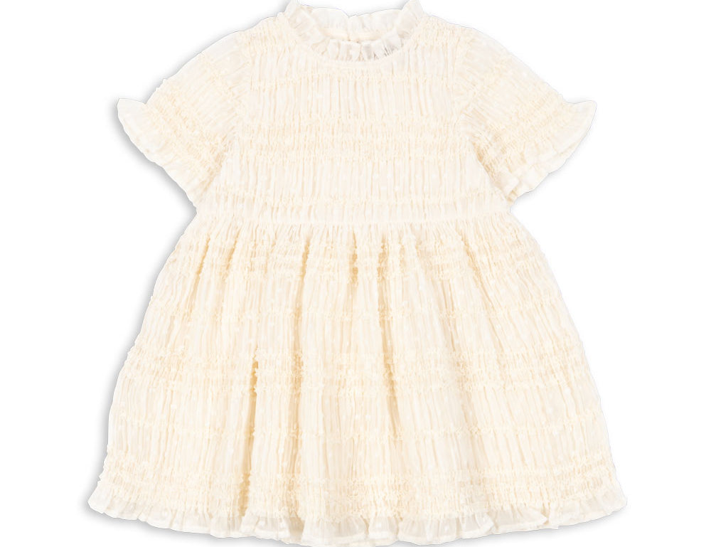 Konges Sløjd A/S WOVEN DRESSES white smoke