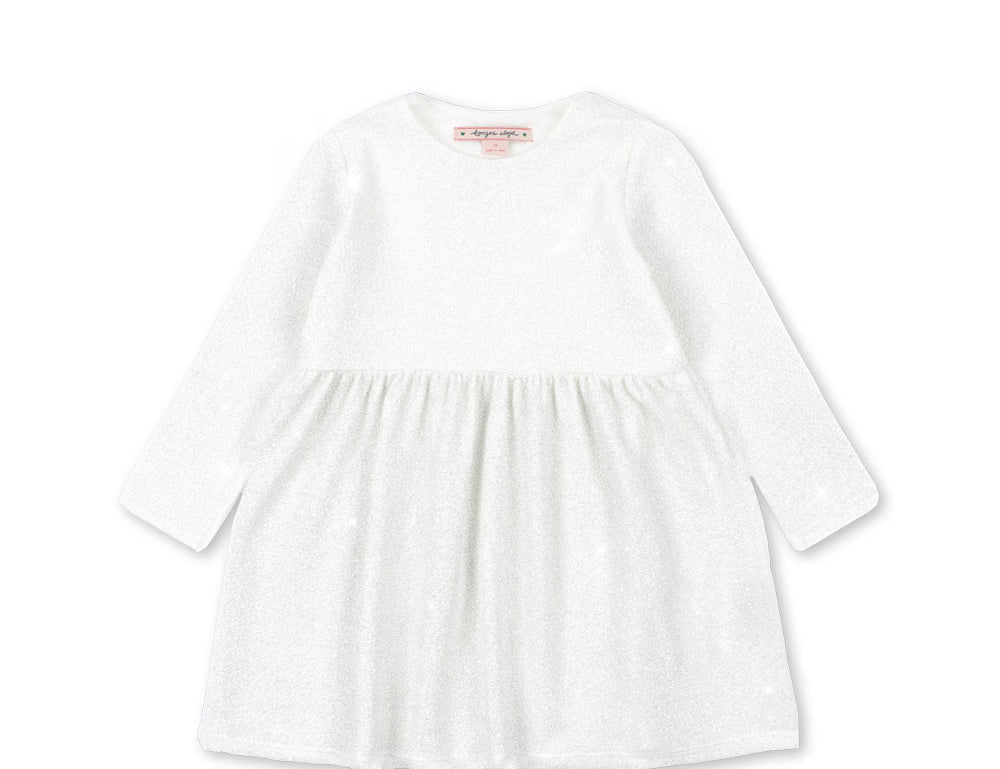 Konges Sløjd A/S JERSEY DRESSES white glitter
