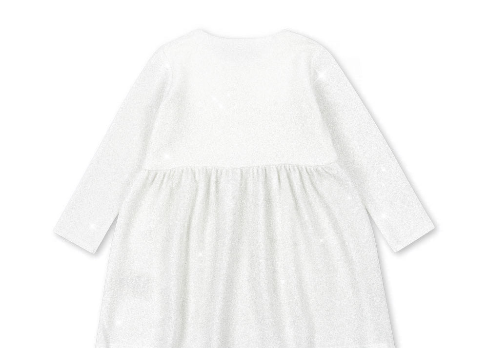 Konges Sløjd A/S Jersey Jurken white glitter