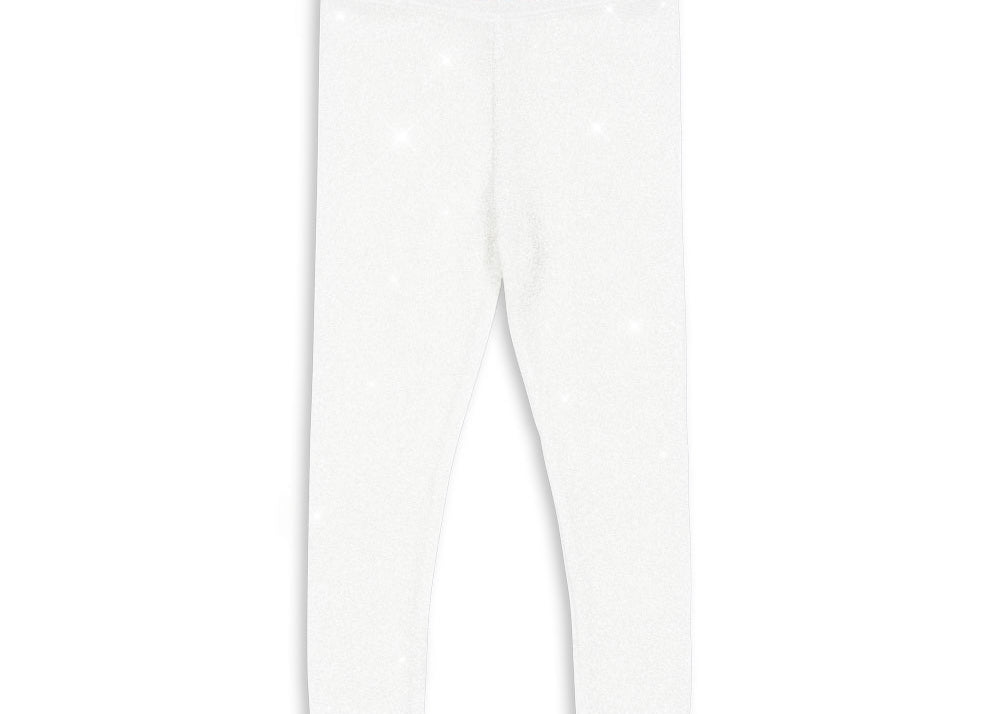 Konges Sløjd A/S Jersey Broeken white glitter
