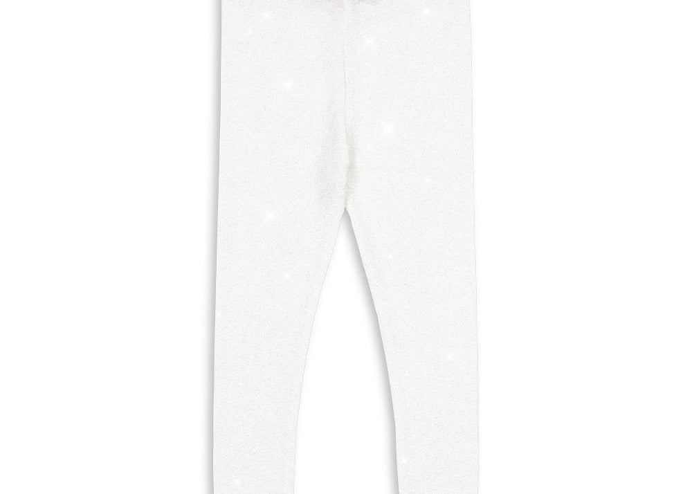 Konges Sløjd A/S Jersey Broeken white glitter