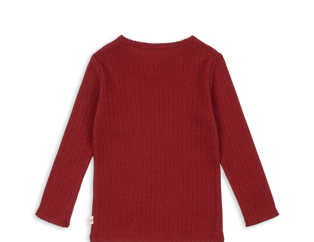 Konges Sløjd A/S JERSEY BLOUSES red dahlia