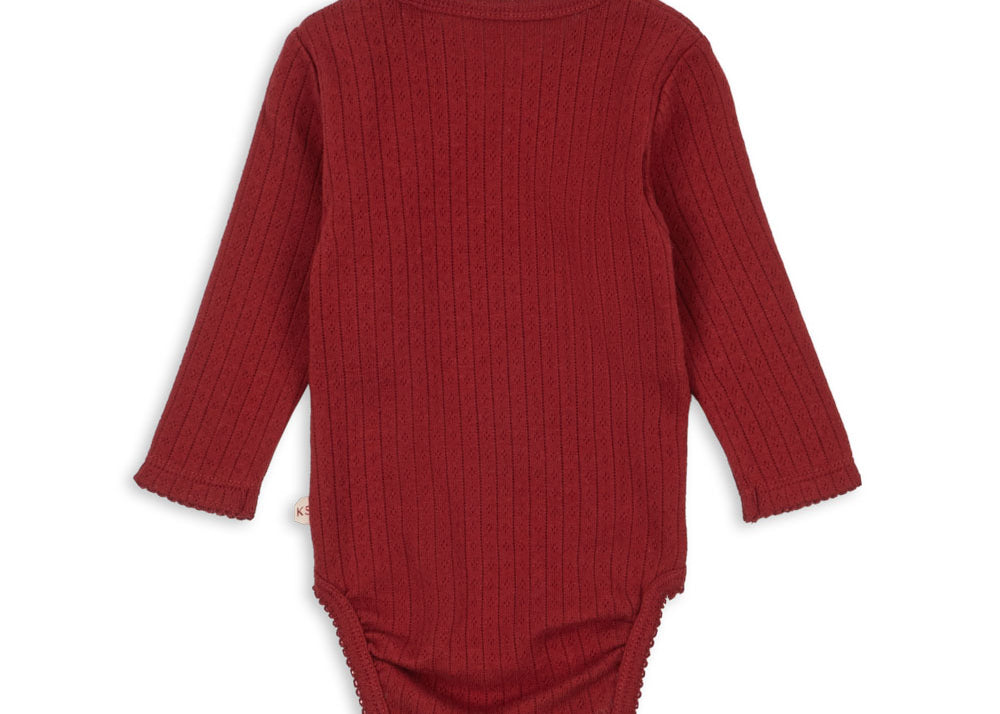Konges Sløjd A/S Rompers red dahlia