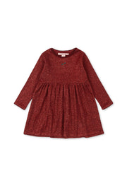 Konges Sløjd A/S Jersey Jurken red dahlia