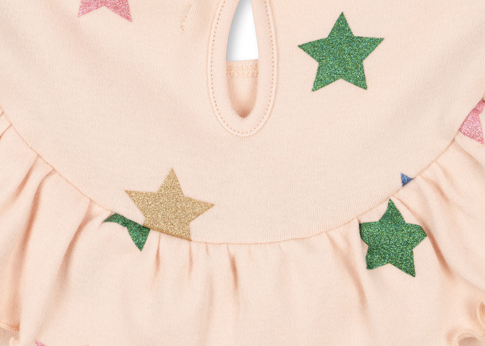 Konges Sløjd A/S Jersey Jurken star glitter