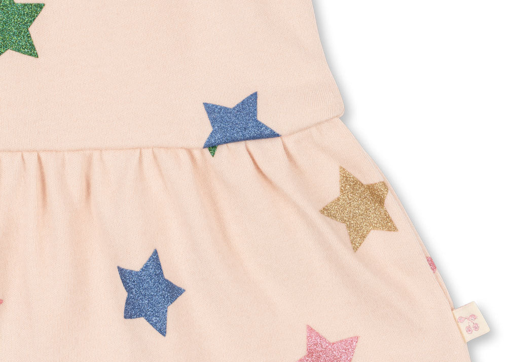 Konges Sløjd A/S Jersey Jurken star glitter