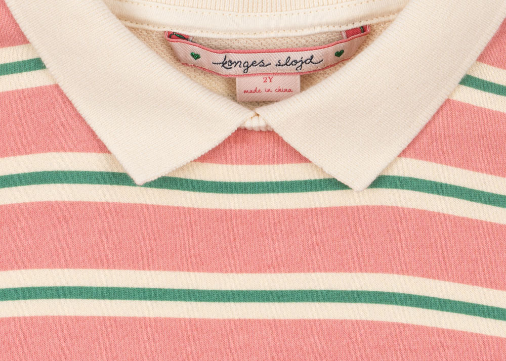 Konges Sløjd A/S Jersey Jurken blush bound stripe
