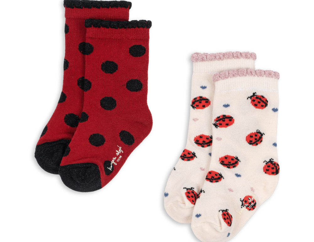 Konges Sløjd A/S SOCKS ladybug