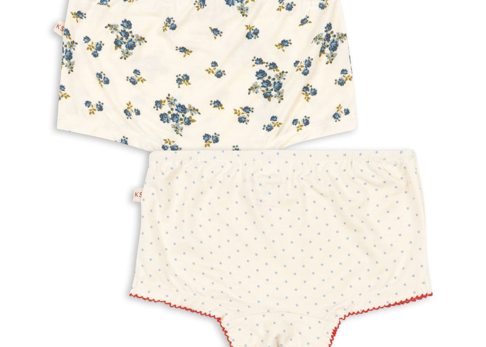 Konges Sløjd A/S Ondergoed blue kitty dot/tramonto