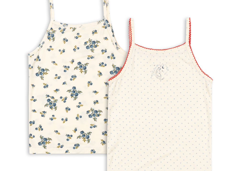 Konges Sløjd A/S Ondergoed blue kitty dot/tramonto