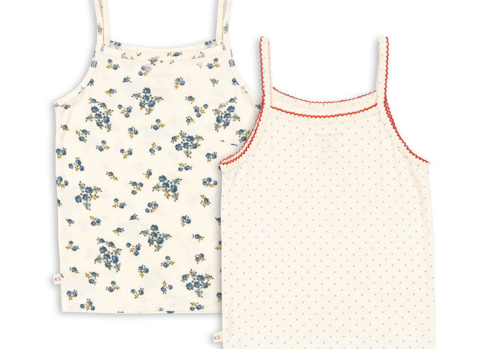 Konges Sløjd A/S Ondergoed blue kitty dot/tramonto