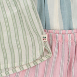 Konges Sløjd A/S WOVEN SHORTS & BLOOMERS basil/orchid/bleu stripe