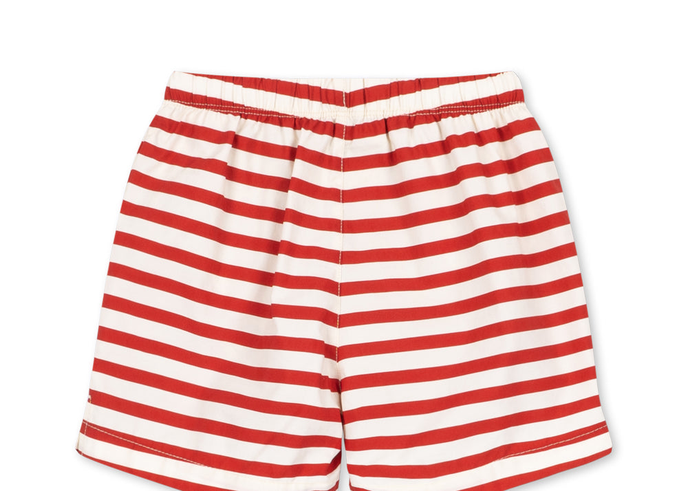 Konges Sløjd A/S SWIMSHORTS stripe rouge
