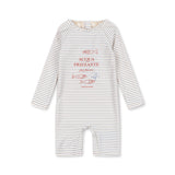 Konges Sløjd A/S UV ONESIES stripe bluie