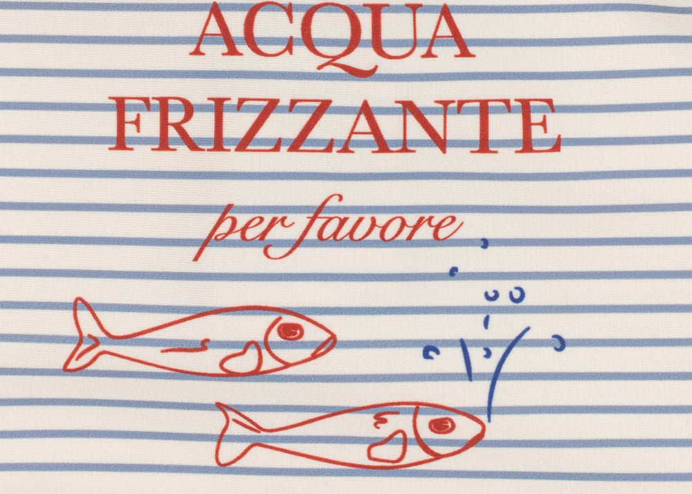 Konges Sløjd A/S UV ONESIES stripe bluie