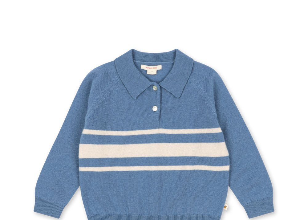 Konges Sløjd A/S Gebreide Shirts En Vesten blue