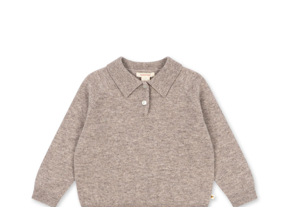 Konges Sløjd A/S Gebreide Shirts En Vesten oatmeal melange