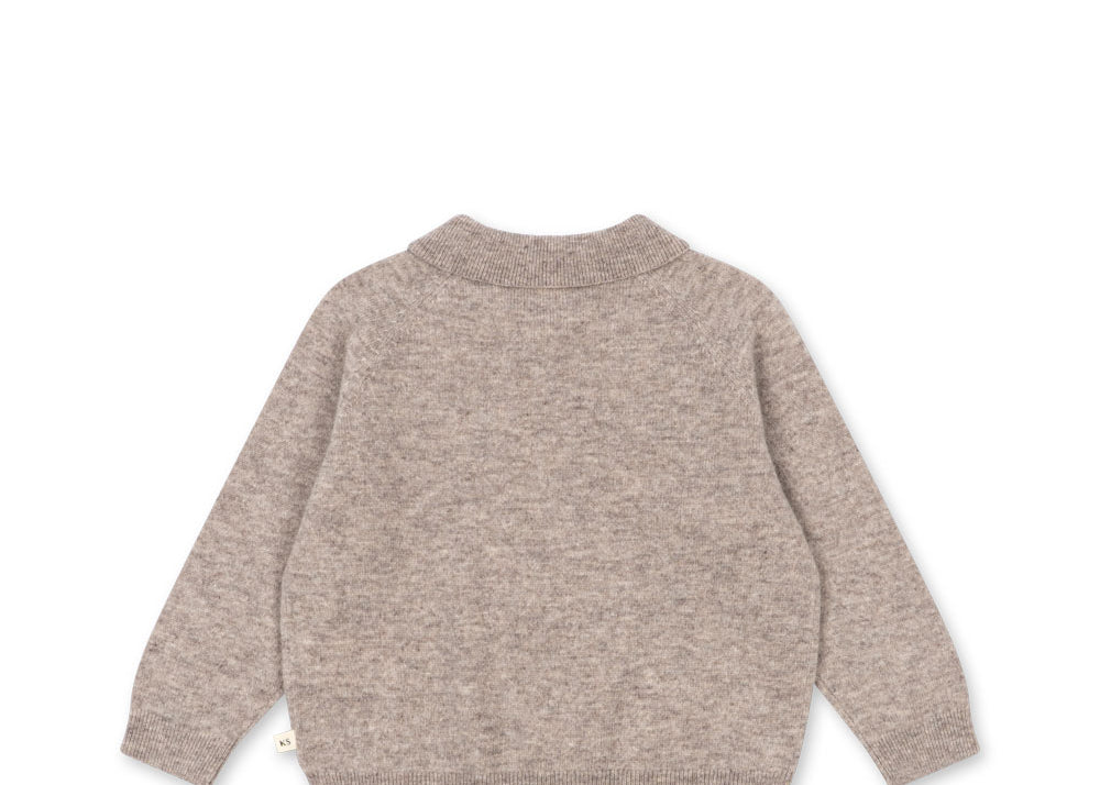 Konges Sløjd A/S Gebreide Shirts En Vesten oatmeal melange