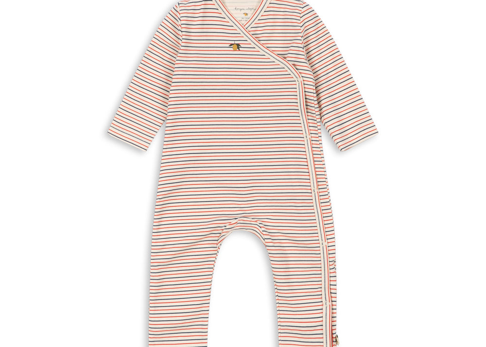 Konges Sløjd A/S Onesies stripe tricolore petit