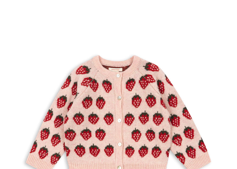 Konges Sløjd A/S Gebreide Cardigans strawberry