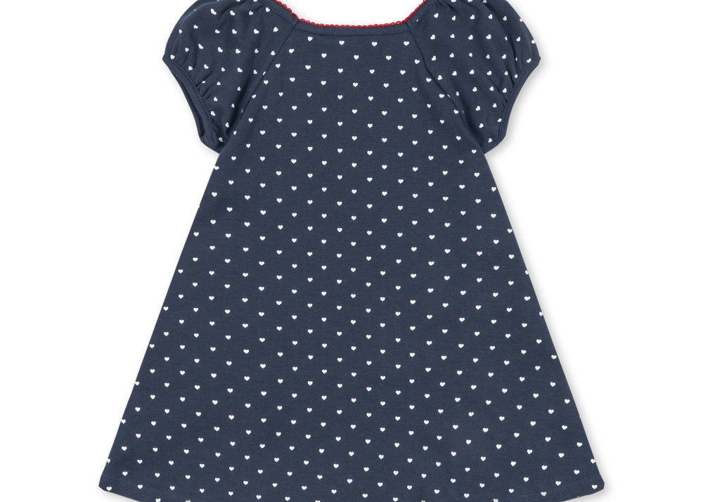 Konges Sløjd A/S JERSEY DRESSES heart blues