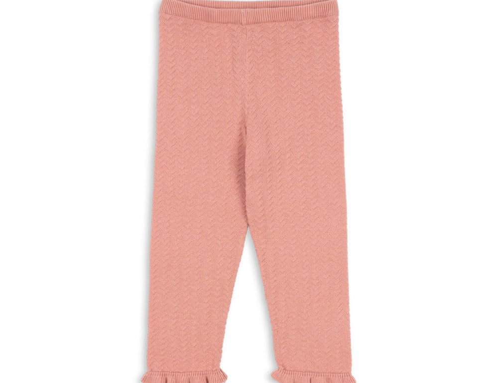 Konges Sløjd A/S KNITTED PANTS rosette