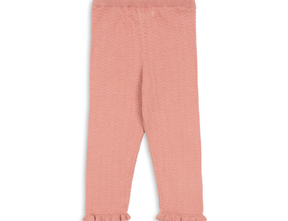 Konges Sløjd A/S KNITTED PANTS rosette